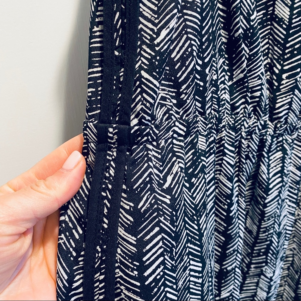 LOFT Navy Ribbed Maxi Slip Dress - Picture 5 of 7